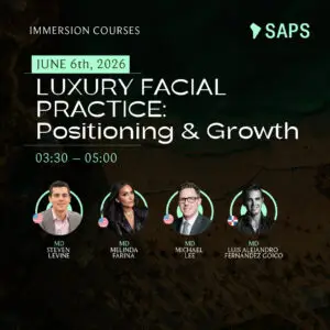 JUNE 6th -  03:30 – 05:00 - LUXURY FACIAL PRACTICE: Positioning & Growth