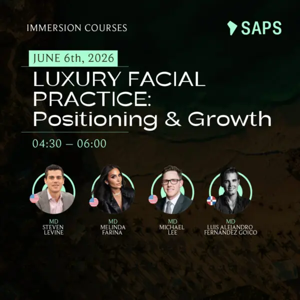 JUNE 6th -  04:30 – 06:00 - LUXURY FACIAL PRACTICE: Positioning & Growth