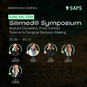 JUNE 5th - 02:30 – 03:15 - BREAST AESTHETICS (SILIMED): Modern Implant Strategies
