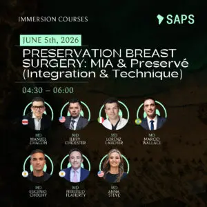 JUNE 5th - 04:30 – 06:00 - PRESERVATION BREAST SURGERY: MIA & Preservé (Integration & Technique)